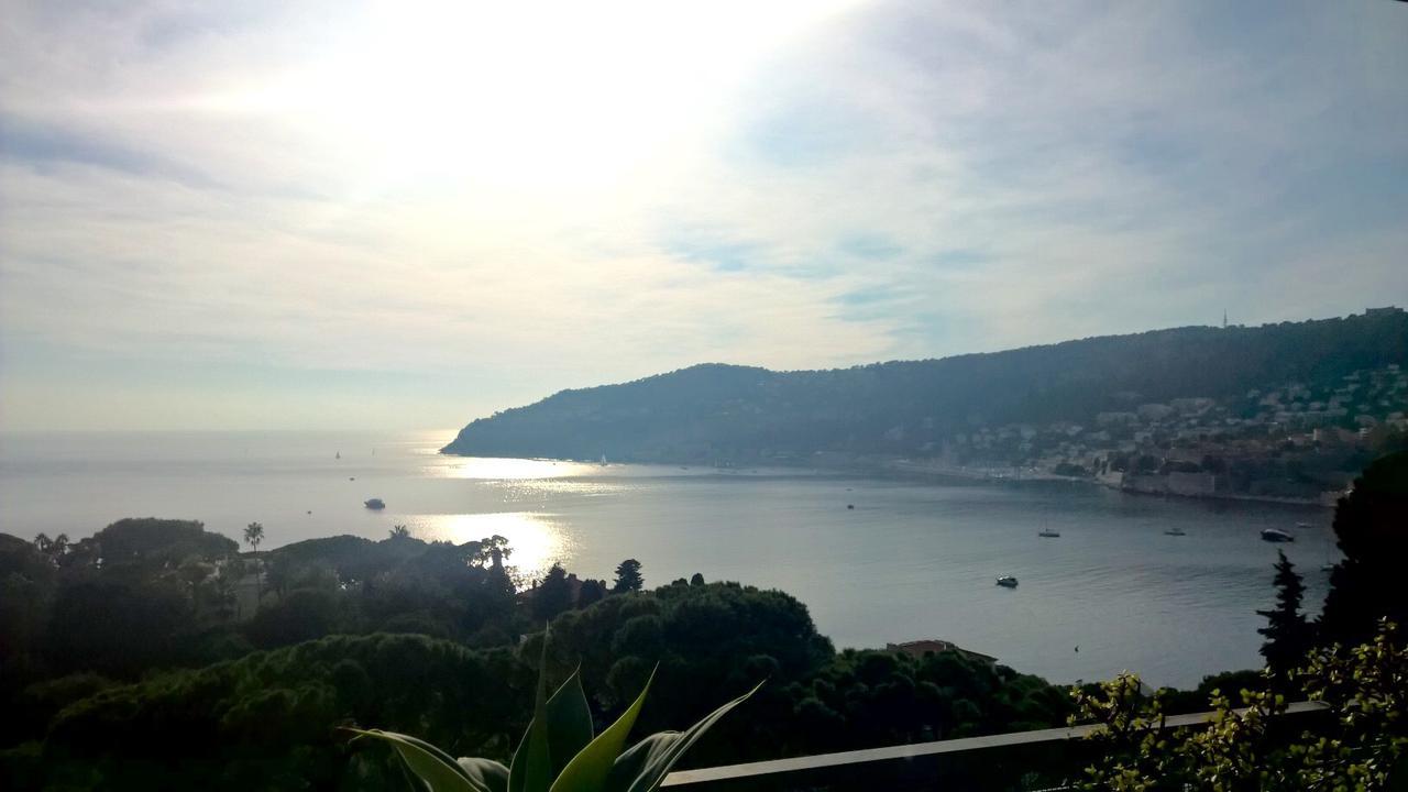 Vintage Flat Overlooking Villefranche Bay Appartamento Esterno foto