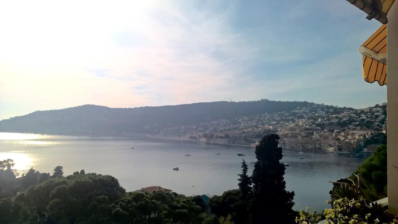Vintage Flat Overlooking Villefranche Bay Appartamento Esterno foto
