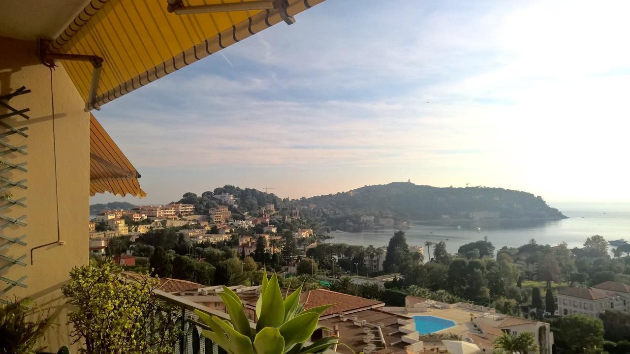 Vintage Flat Overlooking Villefranche Bay Appartamento Esterno foto