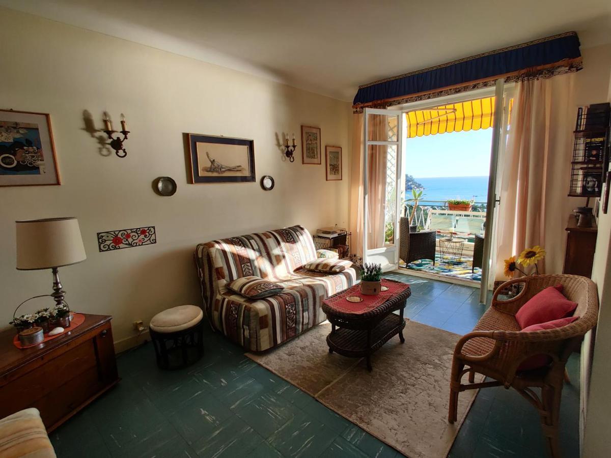 Vintage Flat Overlooking Villefranche Bay Appartamento Esterno foto